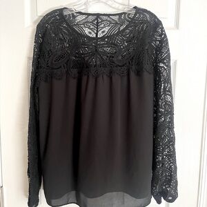 Lace top blouse